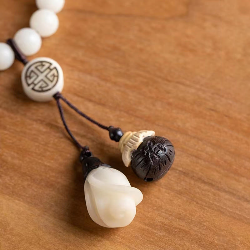 Natural Green Sandalwood Bodhi Seed Soothing Bracelet