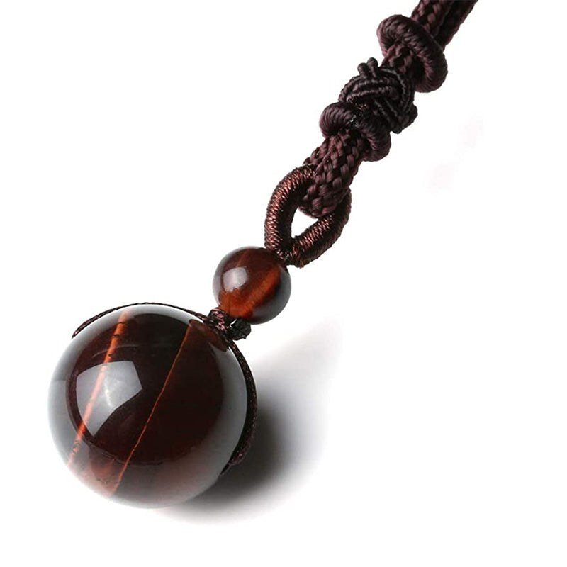 Tibetan Tiger's Eye Protection Necklace