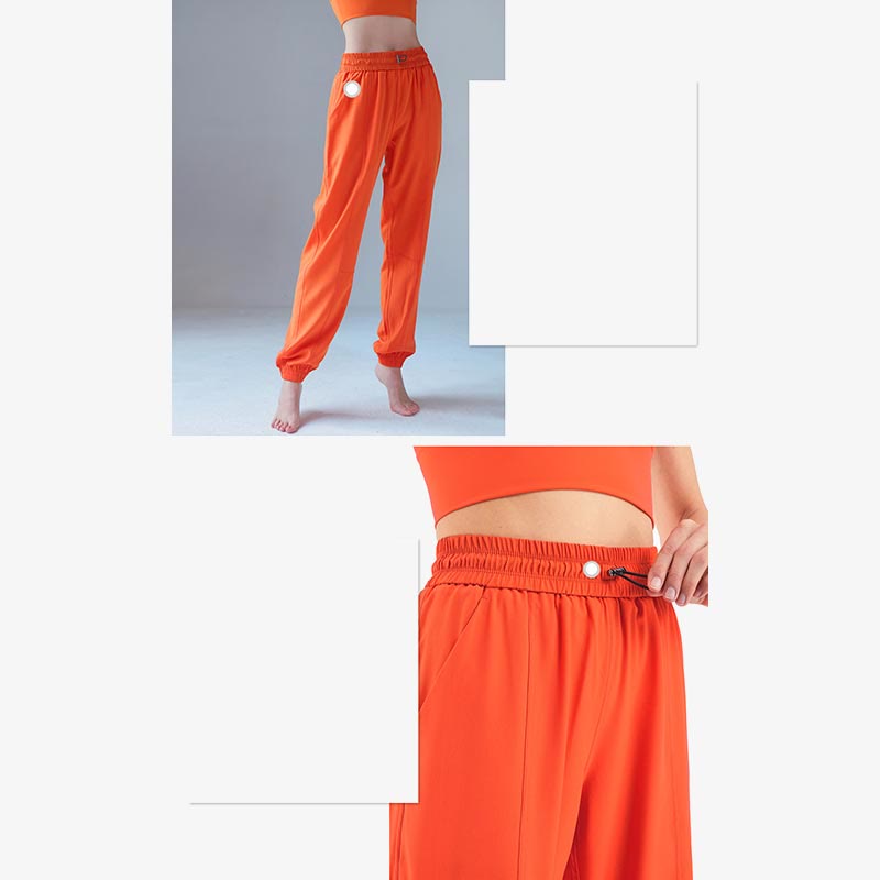 High Waist Fitness Yoga Sports Jogger Track Pants With Pockets Sweatpants