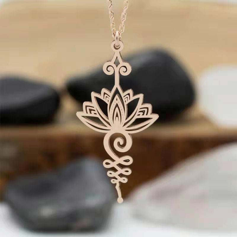 Lotus Luck Wealth Necklace Pendant