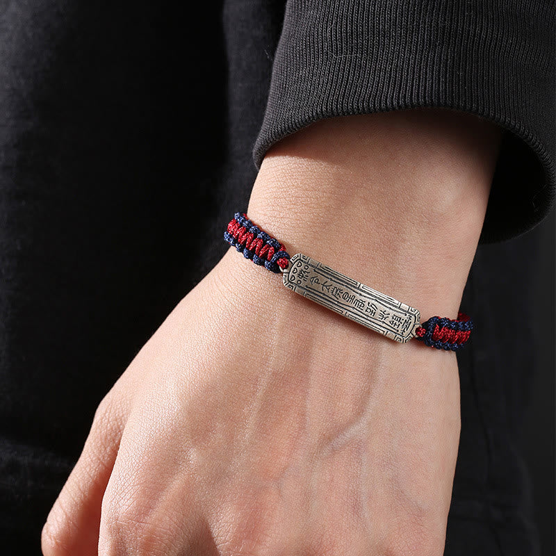 925 Sterling Silver Peace Amulet Protection Bracelet
