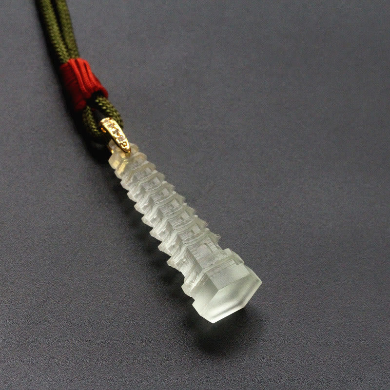 Liuli Ancient Pagoda Wisdom Necklace