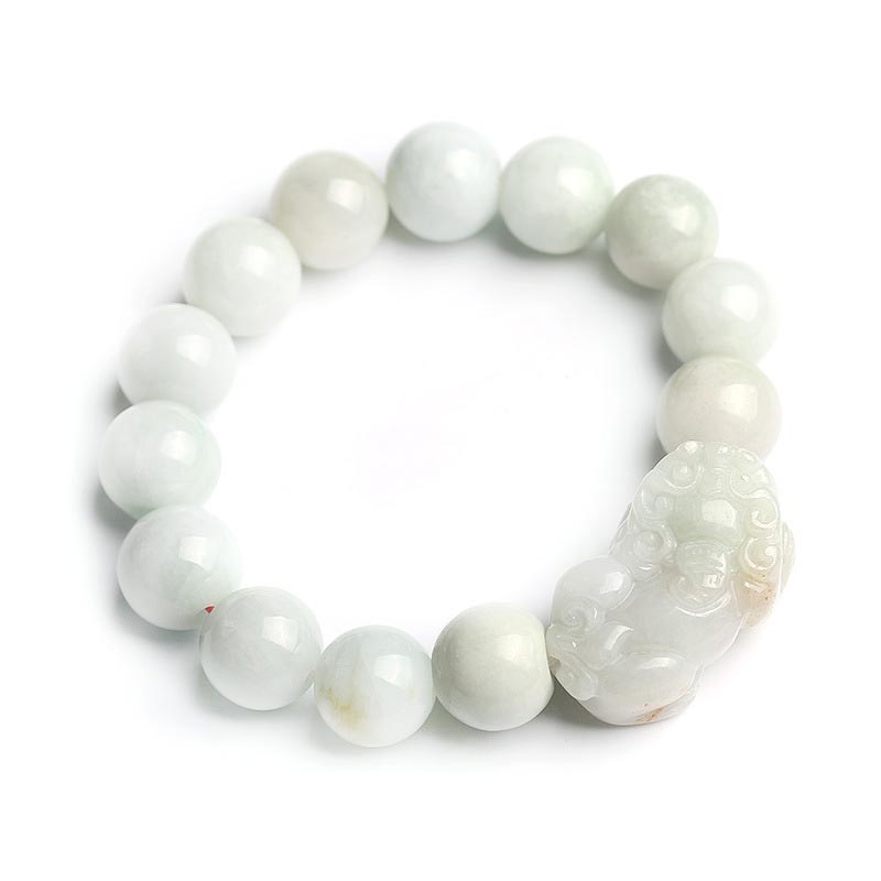 Fengshui Wealth Prosperity Jade PiXiu Luck Bracelet