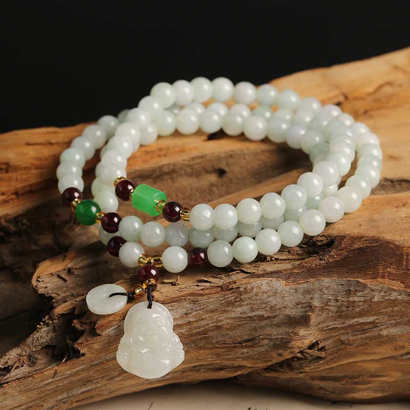Natural Jade Pixiu Buddha Abundance Bracelet