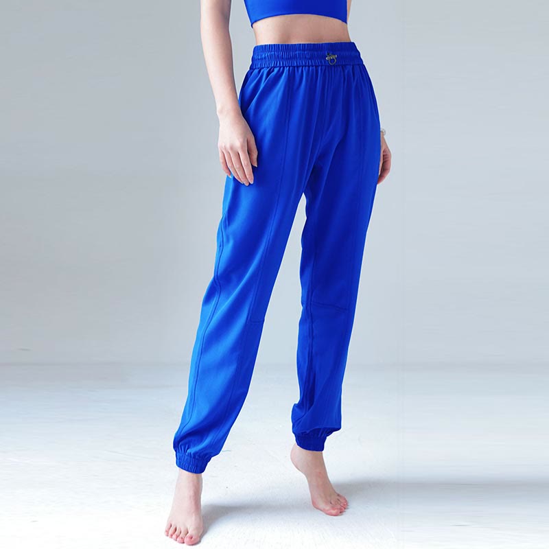 High Waist Fitness Yoga Sports Jogger Track Pants With Pockets Sweatpants