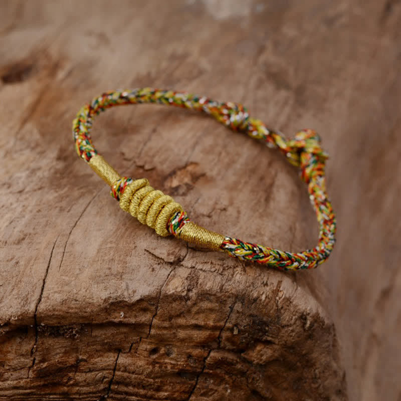 Handmade Colorful King Kong Knot Protection Braid String Bracelet