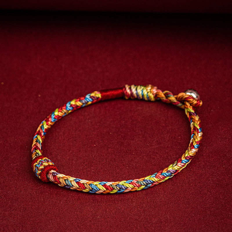 Handmade Dragon Boat Festival Luck Colorful Rope Child Adult Bracelet