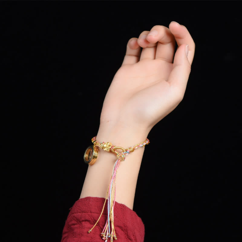 Tibetan Handmade Luck Colorful String Single Double Wrap Braided Bracelet