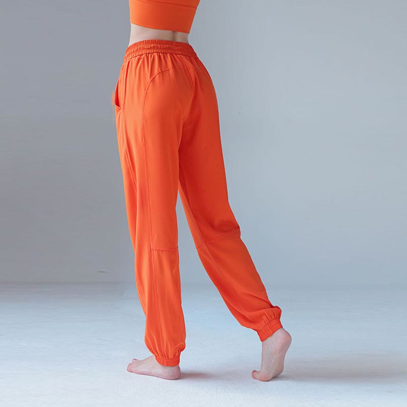 High Waist Fitness Yoga Sports Jogger Track Pants With Pockets Sweatpants
