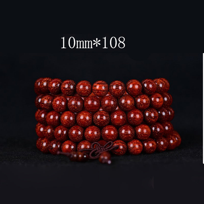 Tibetan Small Leaf Red Sandalwood Balance Bracelet (Extra 30% Off | USE CODE: FS30)