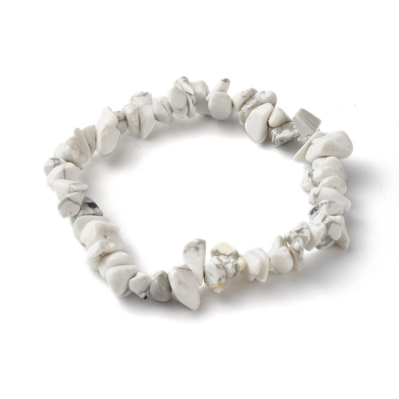 Natural Round Gemstone Beaded Energy Bracelet - Multi-Crystal Selection