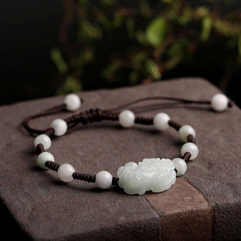 Natural Jade PiXiu Luck Bracelet
