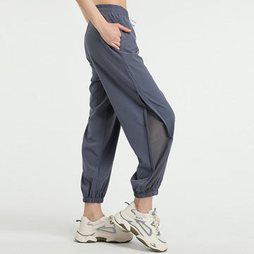 High Waist Loose Fitness Yoga Sports Track Pants With Pockets