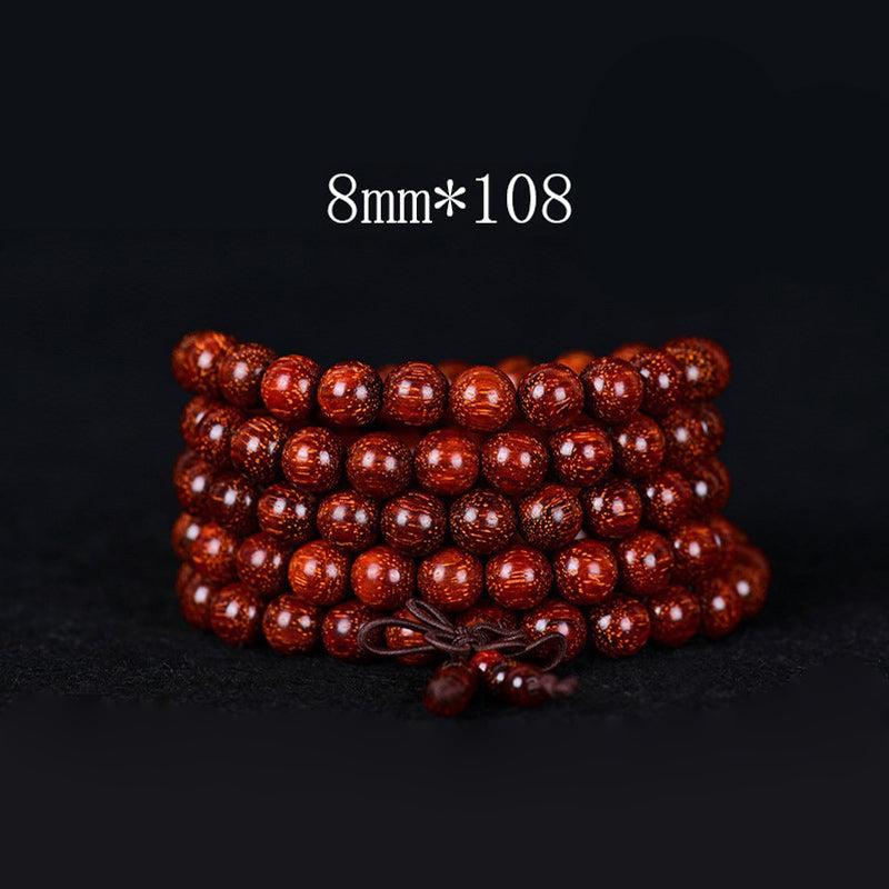 Tibetan Small Leaf Red Sandalwood Balance Bracelet (Extra 30% Off | USE CODE: FS30)