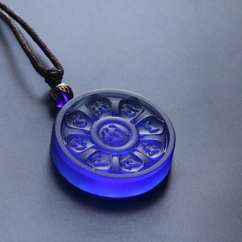 Liuli Manjusri Lotus Enlightenment Necklace