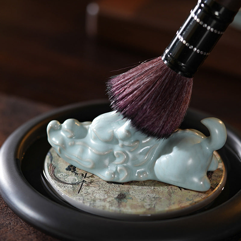 Year Of The Dragon Luck Ceramic Tea Pet Home Figurine Decoration