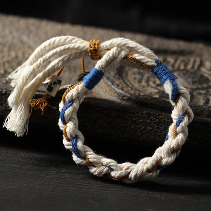 Tibet Zakiram Goddess of Wealth Thangka Handmade Luck Bracelet