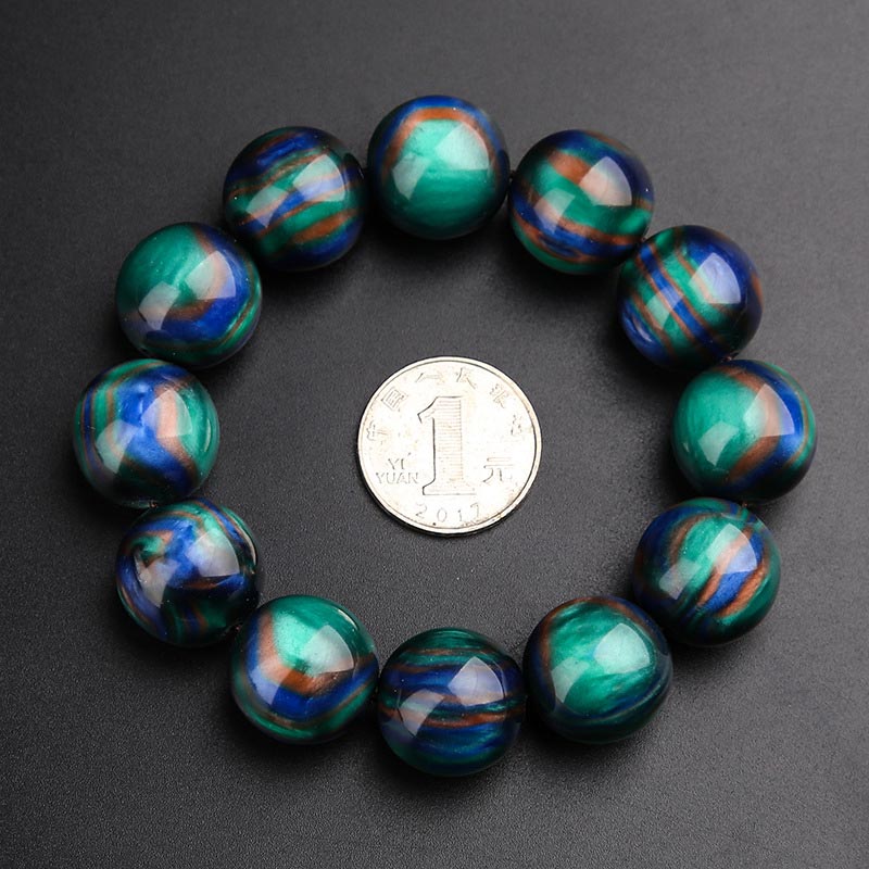 Colorful Sea Willow Mala Positive Bracelet Ring