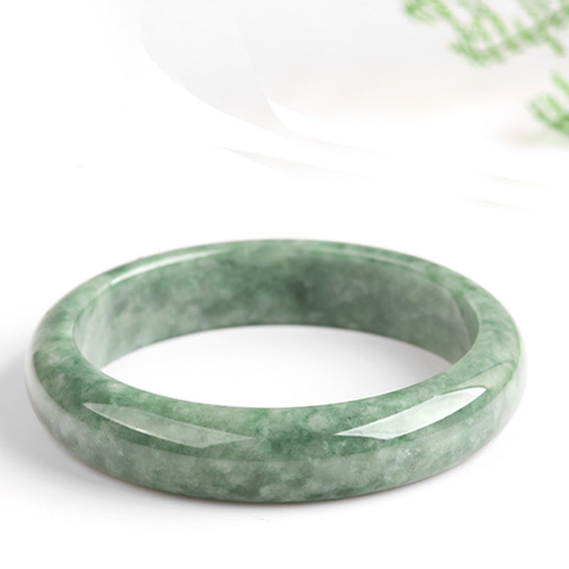 Natural Jade Luck Wealth Bangle Bracelet
