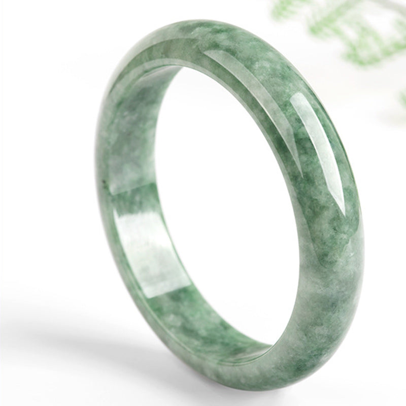 Natural Jade Luck Wealth Bangle Bracelet