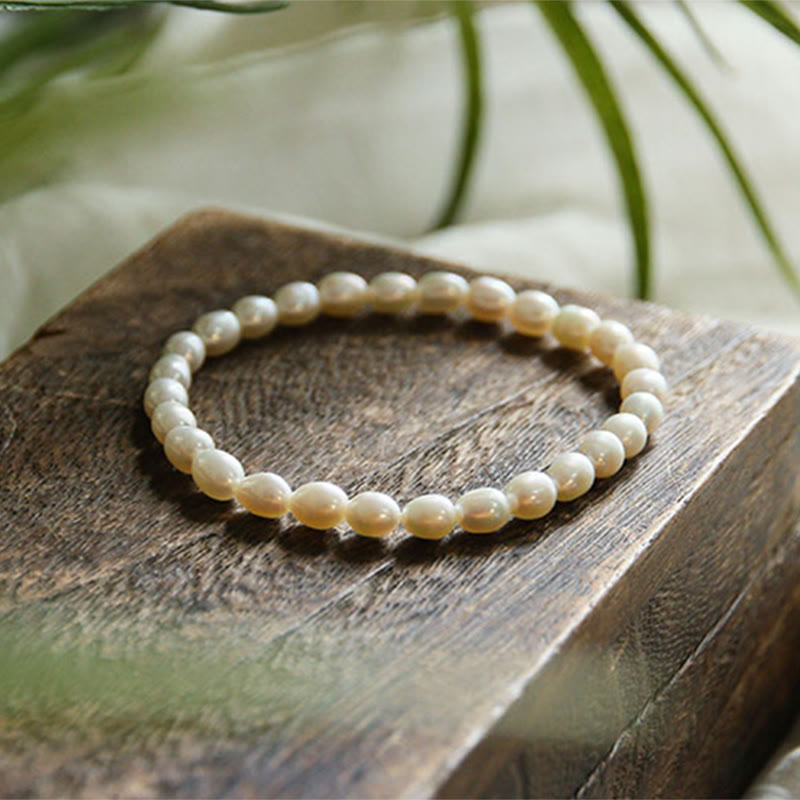 Natural Pearl Healing Beaded Bracelet