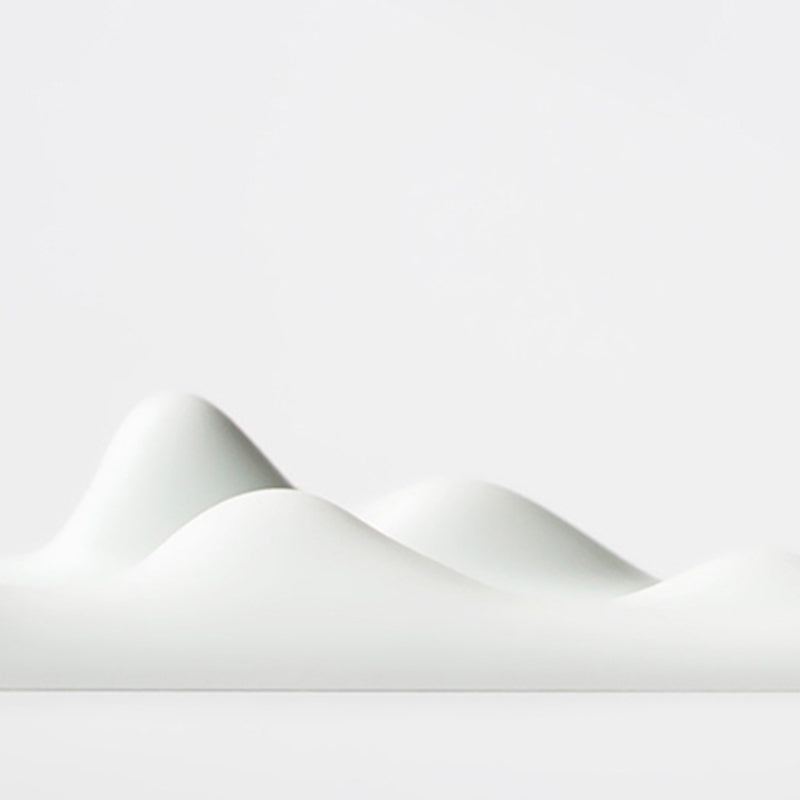 Mountain Cloud Incense Burner for Meditation & Balance - White & Green Styles