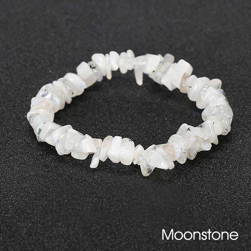Irregular Cut Crystal Stone Bracelet | Natural Energy Anchor