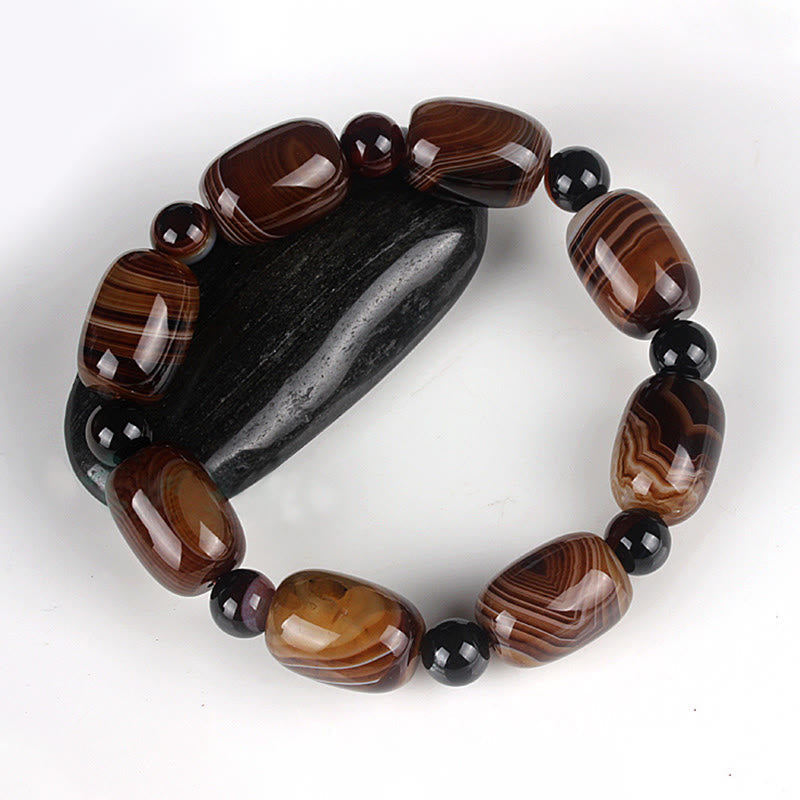 Natural Sardonyx Gemstone Resilience Bracelet