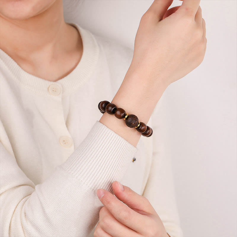 Natural Rosewood Compassion & Mindfulness Bracelet
