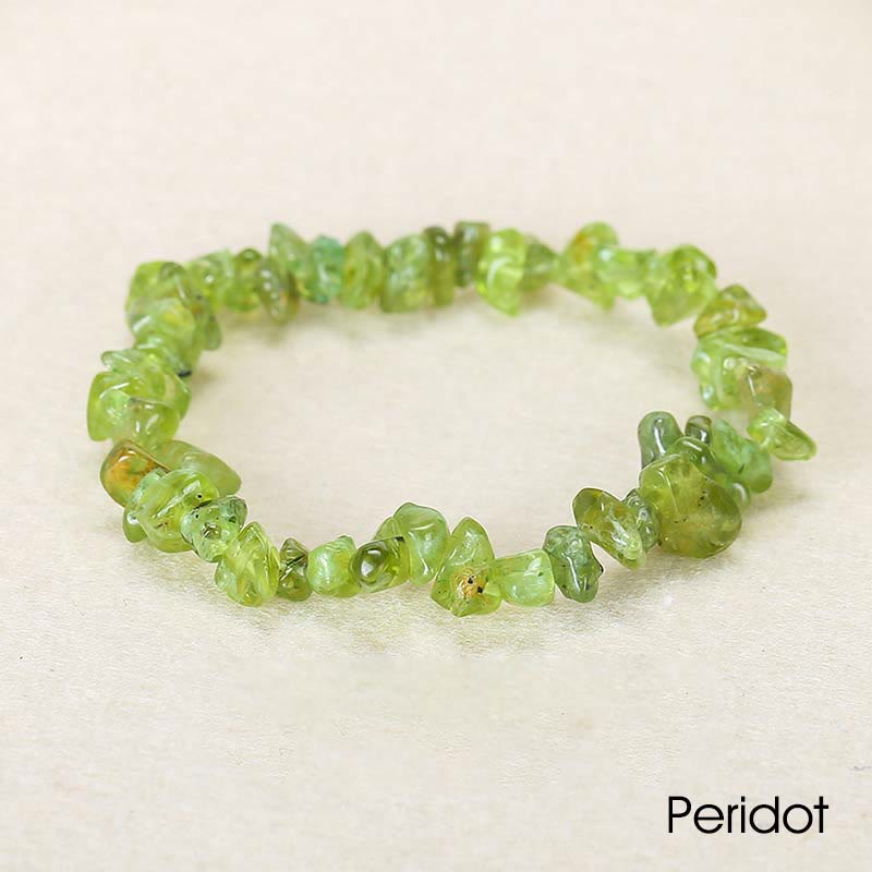 Irregular Cut Crystal Stone Bracelet | Natural Energy Anchor