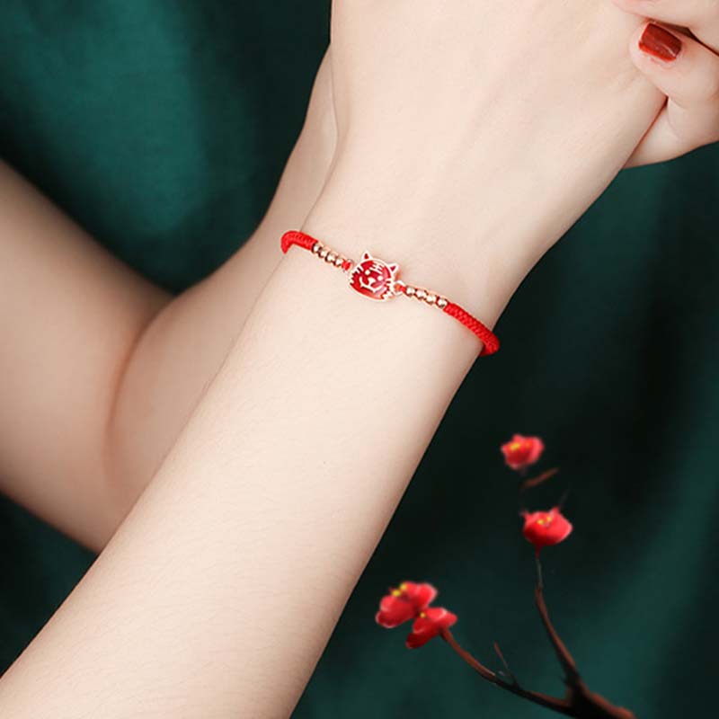 12 Chinese Zodiac Lucky Red String Bracelet