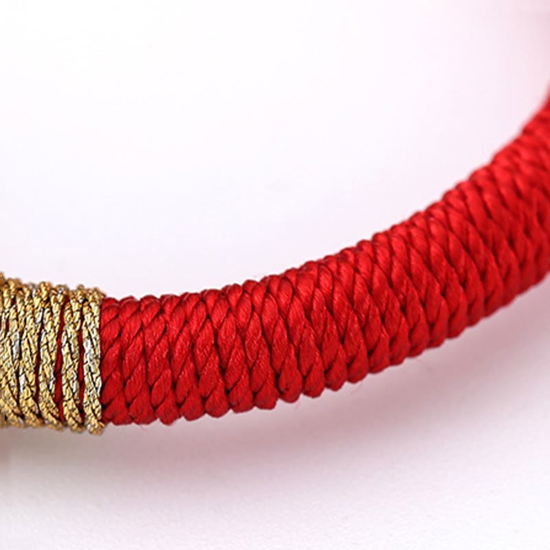 Tibetan Handmade Colorful King Kong Knot Five Elements Luck Braid String Bracelet