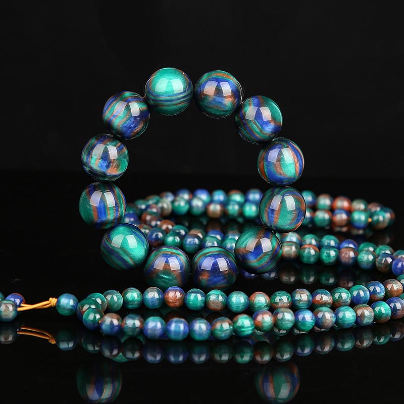 Colorful Sea Willow Mala Positive Bracelet Ring
