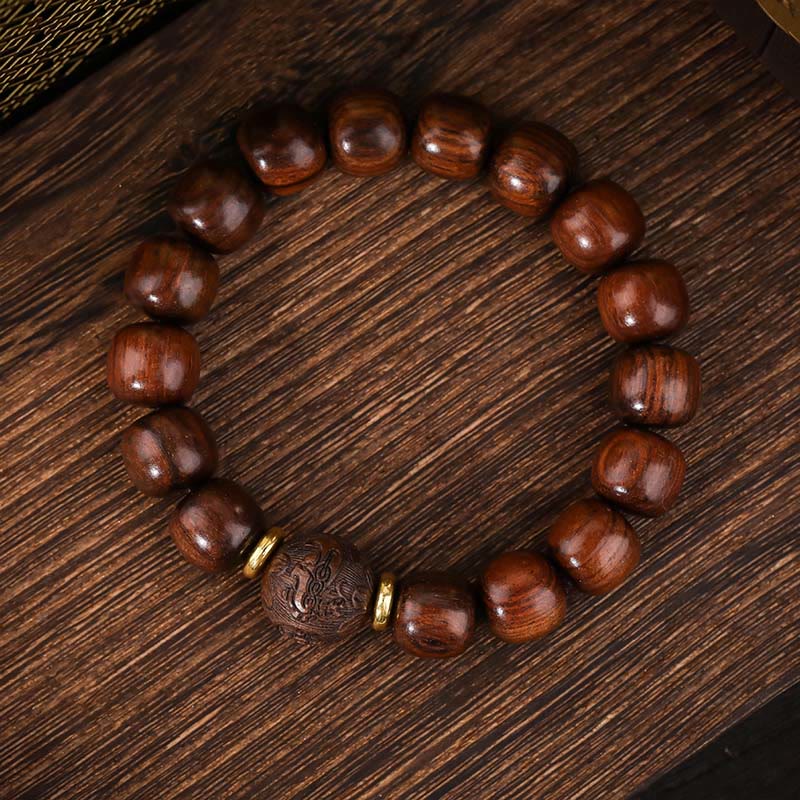 Natural Rosewood Compassion & Mindfulness Bracelet