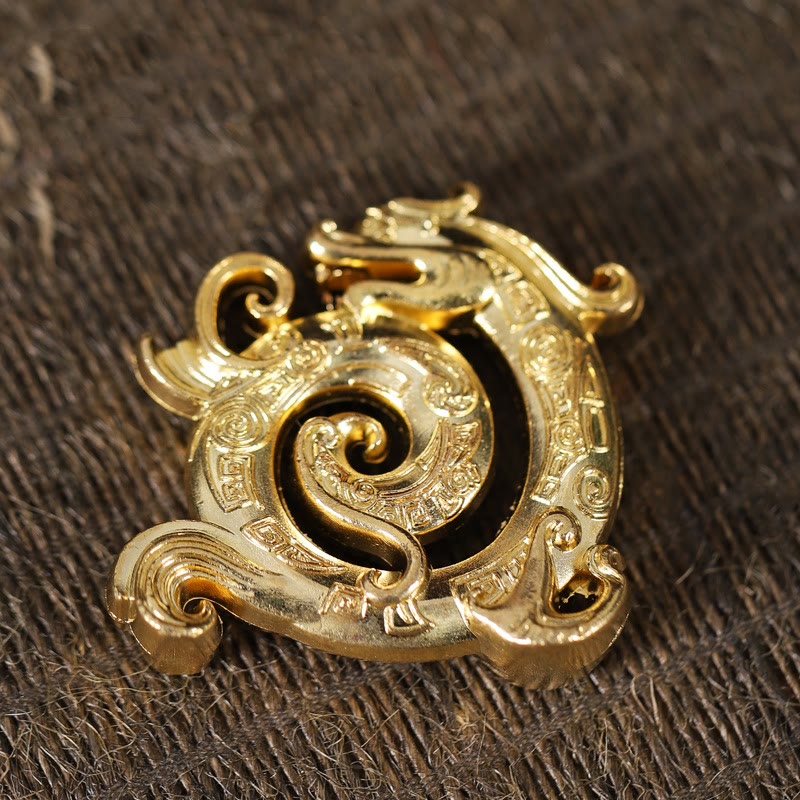 Mini Auspicious Dragon Pattern Zinc Alloy Meditation Incense Stick Burner