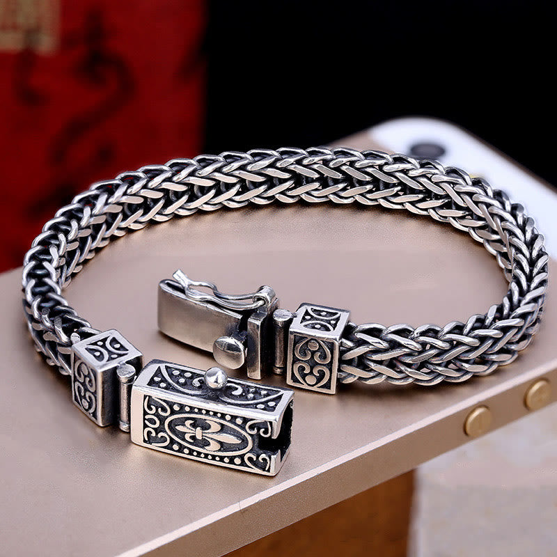 Retro Dragon Keel Braided Design Balance Healing Bracelet