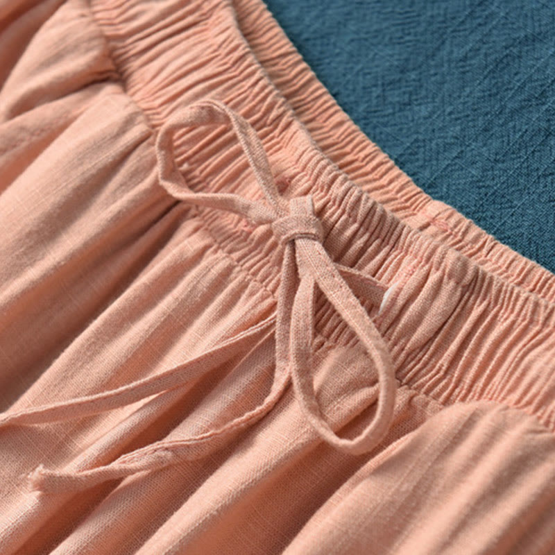 Plain Wide Leg Pants Dance Women's Yoga Pants With Pockets