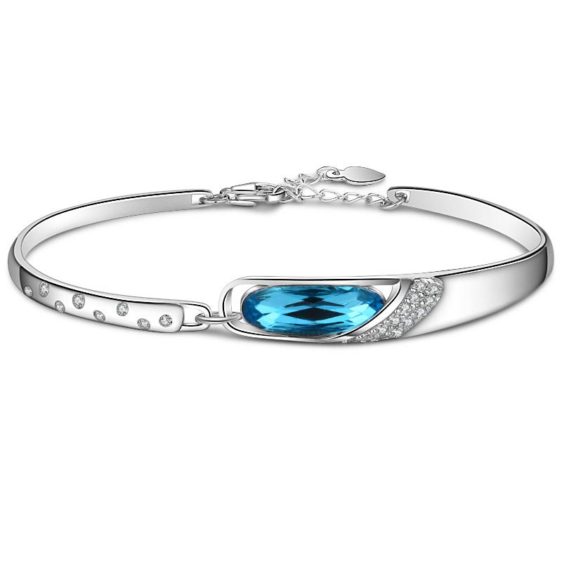 925 Silver Plated Copper 12 Constellations of the Zodiac Charm Bracelet