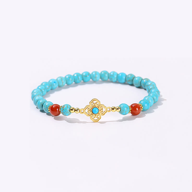 Turquoise Bead Protection Balance Bracelet