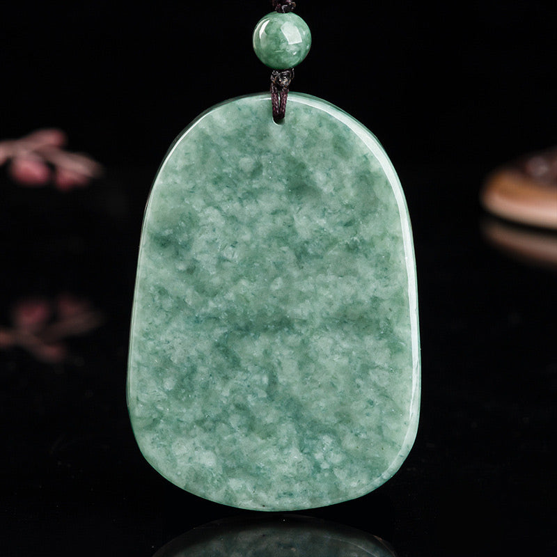 Chinese Zodiac Dragon Jade Prosperity Necklace Bead String Pendant