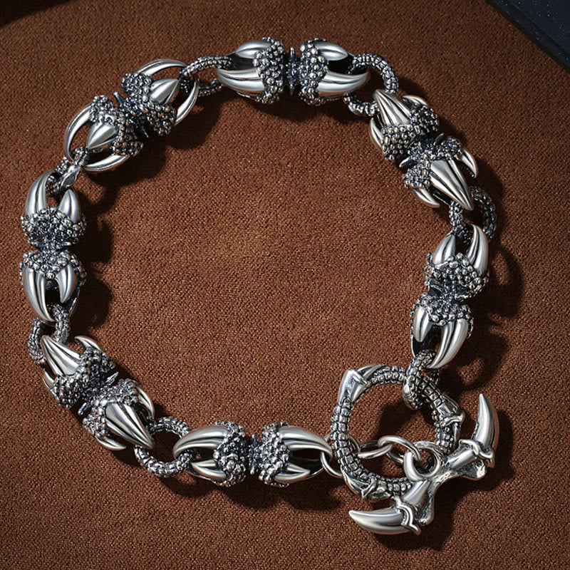 Dragon Claw Engraved Strength Protection Bracelet