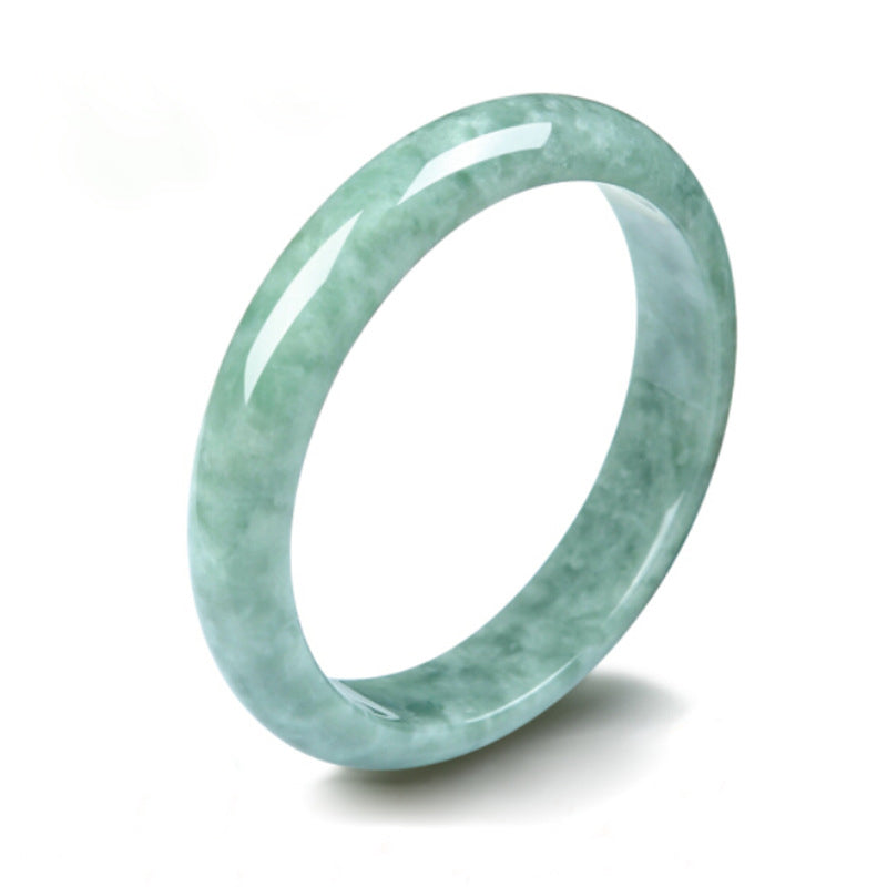 Natural Jade Solid Gemstone Bangle Bracelet