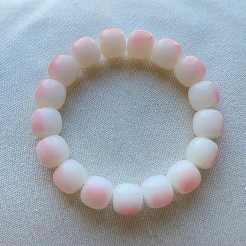 Natural Bodhi Seed Lovely Paw Lucky Cat Paw Peace Bracelet