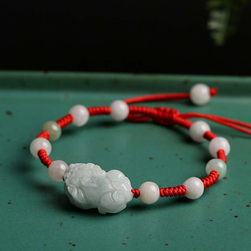 Natural Jade PiXiu Luck Bracelet