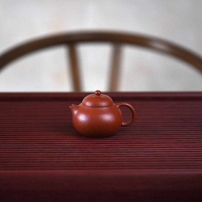 Yixing All Handmade Wen Dan Brown Purple Clay Kung Fu Teapot
