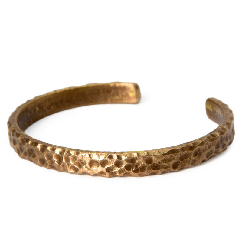 Simple Design Copper Wealth Cuff Bracelet