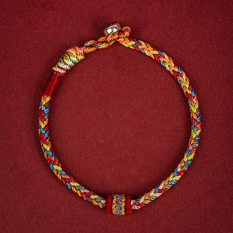 Handmade Dragon Boat Festival Luck Colorful Rope Child Adult Bracelet
