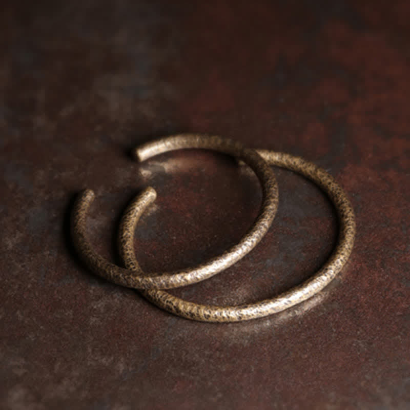 Rustic Design Copper Balance Adjustable Cuff Bracelet