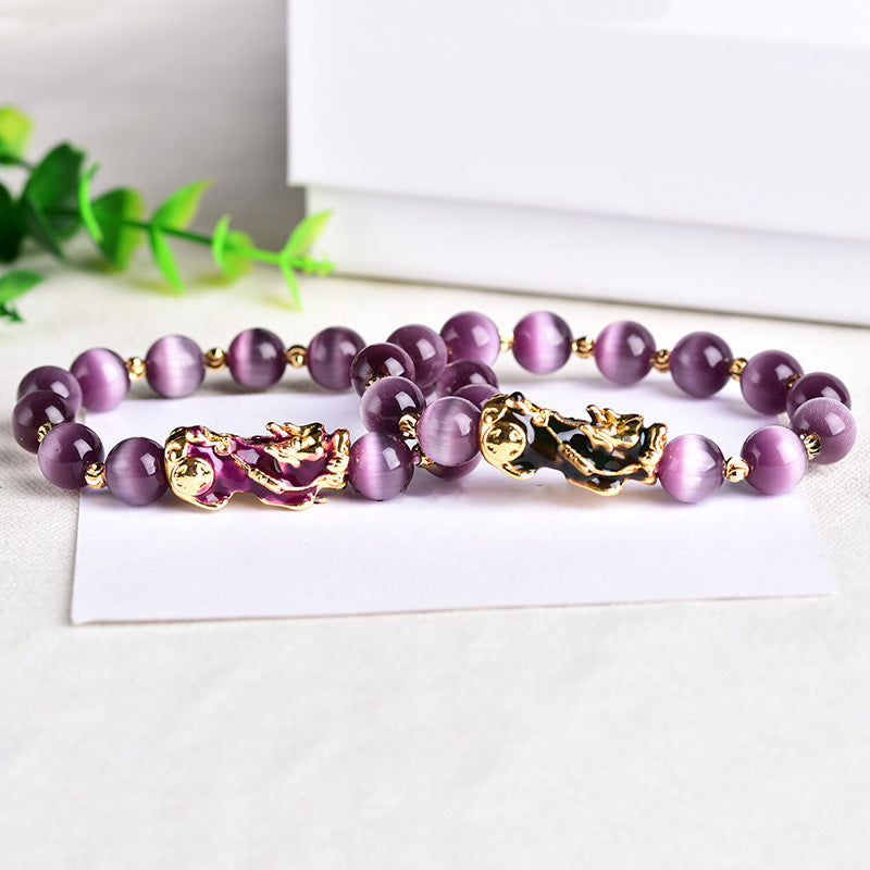 Pixiu Cat Eye Wealth Bracelet