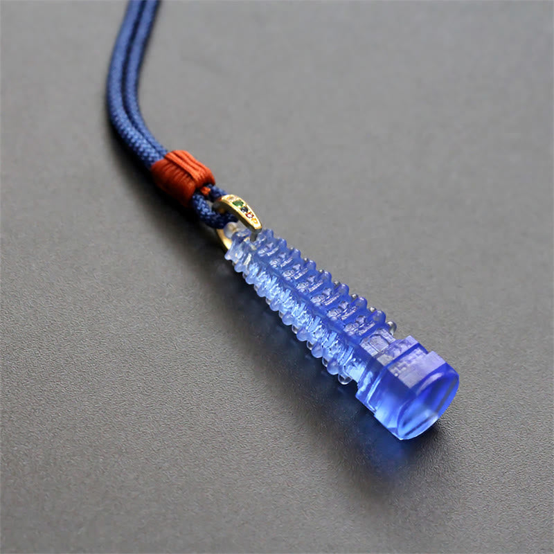 Liuli Ancient Pagoda Wisdom Necklace